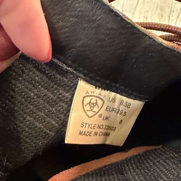 Ariat Brown Leather Women's Heeled Lace-Up Boots - Picture 5 of 5